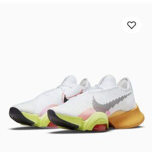 WOMEN'S NIKE AIR ZOOM SUPERPREP 2 X - WHITE BLACK POLLEN VOLT - SIZE 8.5
